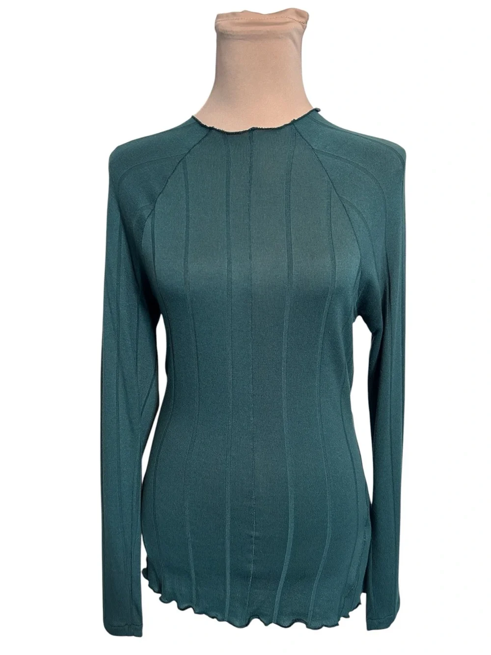 Free People Wide Eyed Mock Neck Top - Size XL, Alpine Trail
